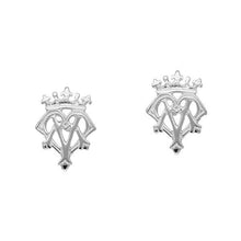 Ortak Sterling Silver Luckenbooth Stud earrings | The Scottish Company